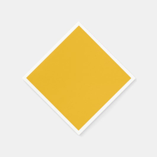 vast medium cadmium geel amber servet (Hoek)