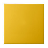 vast medium cadmium geel amber tegeltje (Voorkant)