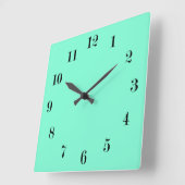 Vast, munt, groen vierkante klok (Hoek)