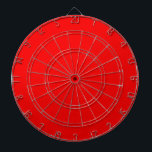 Vast neonrood dartbord<br><div class="desc">Vast kleurloos rood ontwerp.</div>
