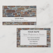 Vast oeroud visitekaartje (Voorkant / Achterkant)