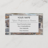 Vast oeroud visitekaartje (Achterkant)