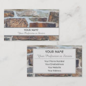 Vast oeroud visitekaartje (Voorkant / Achterkant)