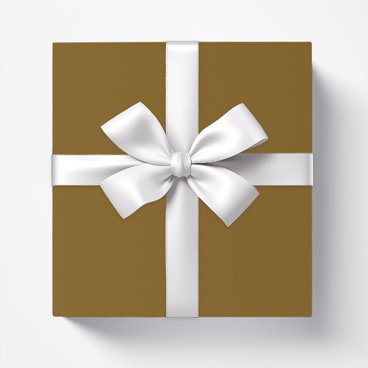Vast olijfbruin cadeaupapier