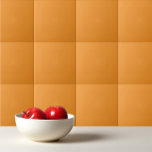 Vast oranje abrikaat in kleur tegeltje<br><div class="desc">Vast oranje abrikozenontwerp in kleur.</div>