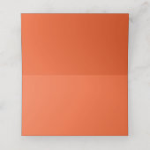 Vast, oranje rood, glad plaatskaartje (Binnenkant ongevouwen)
