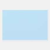 Vast pasta blauw inpakpapier vel (Voorkant 2)