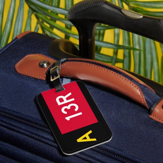 Vast punt A13R Bagagelabel (Voorkant Insitu 1)