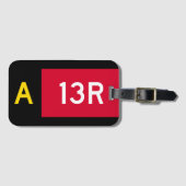Vast punt A13R Bagagelabel (Voorkant (horizontaal))