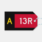 Vast punt A13R Cadeaulabel (Voorkant (Horizontaal))