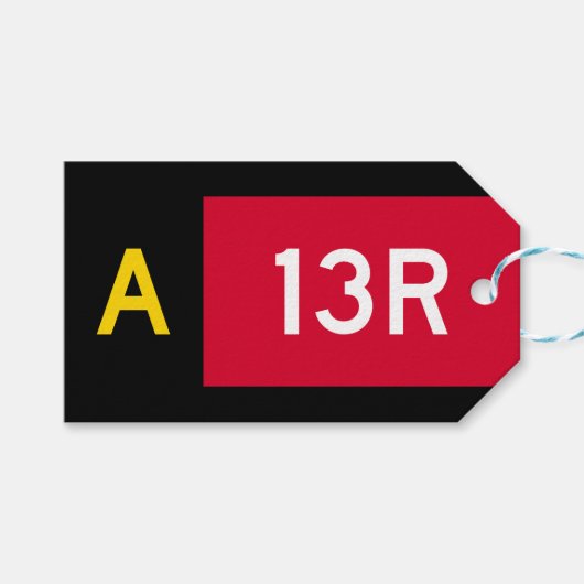 Vast punt A13R Cadeaulabel (Voorkant (Horizontaal))