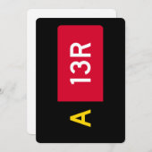 Vast punt A13R Feestdagenkaart (Voorkant / Achterkant)