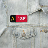 Vast punt A13R Naamplaatje (In situ)