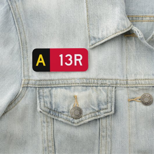 Vast punt A13R Naamplaatje (In situ)