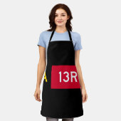 Vast punt A13R Schort (Gedragen)