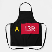 Vast punt A13R Schort (Voorkant)