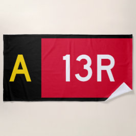 Vast punt A13R Strandlaken