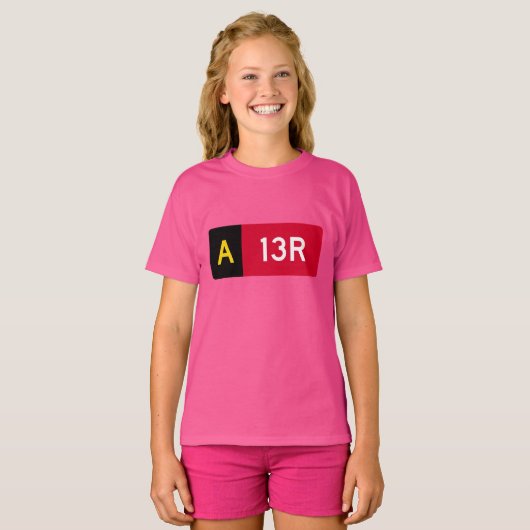 Vast punt A13R T-shirt (Voorkant volledig)