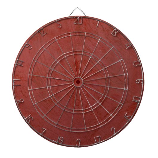 vast rood dartbord (Voorkant)