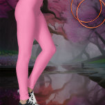 Vast Roos Roze Leggings<br><div class="desc">Een roze roze roze roze roze in een schaduw die een warm,  vlekkend roos roze is.</div>