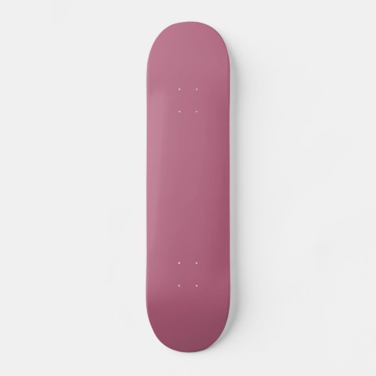 Vast roze kunstbord skateboard (Voorkant)