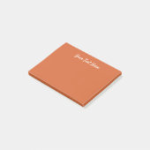 Vast sinaasappel van pompoenoogst post-it® notes (Schuin)