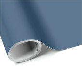 Vast stormachtig blauw cadeaupapier (Rol Hoek)