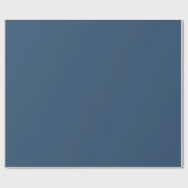 Vast stormachtig blauw cadeaupapier (Vlak)