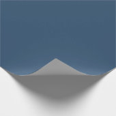 Vast stormachtig blauw cadeaupapier (Hoek)