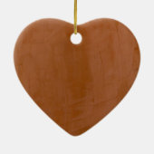 Vast Tangerine Keramisch Ornament (Achterkant)