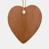 Vast Tangerine Keramisch Ornament (Links)