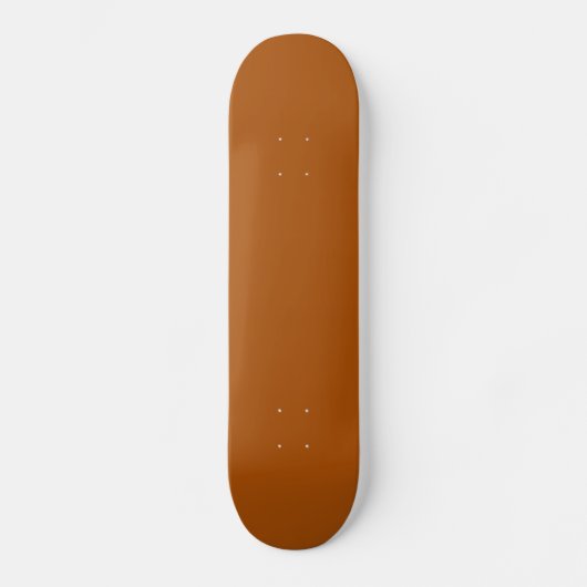 Vast verbrand Oranje skateboard (Voorkant)