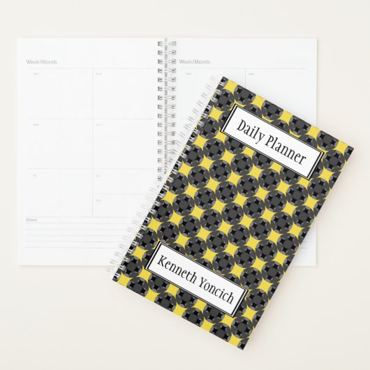 Vast vier sterrencirkelkruis door Kenneth Yoncich Planner (Display)