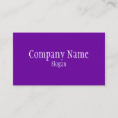 Vast Violet Paars Visitekaartje (Voorkant)