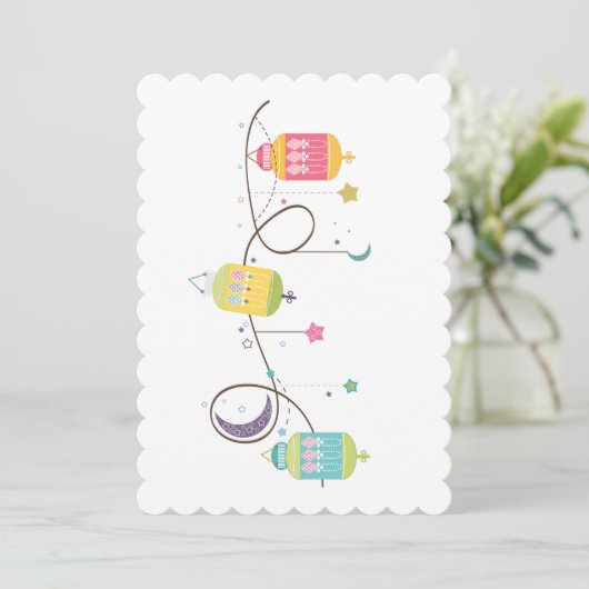 Vast Wenskaart Kaart (Staand voorkant)