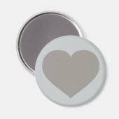 vast zilverhart magneet (Voorkant / Achterkant)