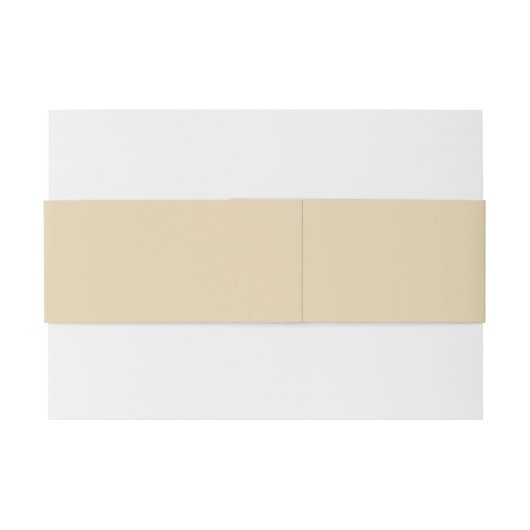 Vast zwart zandbeige, wit uitnodigingen wikkel (Achterkant Voorbeeld)