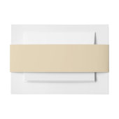 Vast zwart zandbeige, wit uitnodigingen wikkel (Voorkant Voorbeeld)