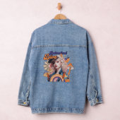 Vastberaden Diva Retro 80s Vrouwendag Denim Jacket (Hangar)