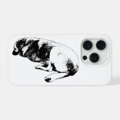 Vastberaden kalmte iPhone hoesje (Achterkant horizontaal)