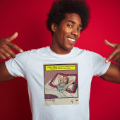 Vastberaden vrouw retro Romance stripboek Tri-Blend Shirt