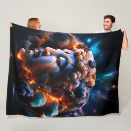 Vastberadenheid Boeddha Fleece Deken