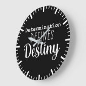 Vastberadenheid definieert bestemming, gymnastiek, grote klok (Hoek)