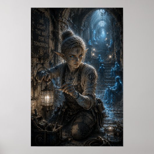 Vastberadenheid / Lichtwerker / Catacomben Poster (Voorkant)