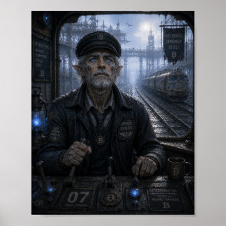Vastberadenheid / Treinmachinist / Eindeloze Spoor Poster