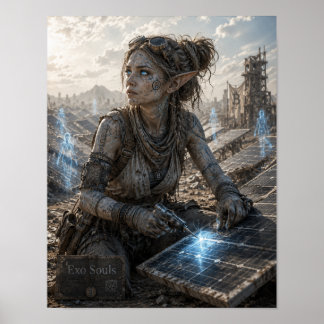 Vastberadenheid / Zonne-ingenieur / Verwoeste Zonn Poster