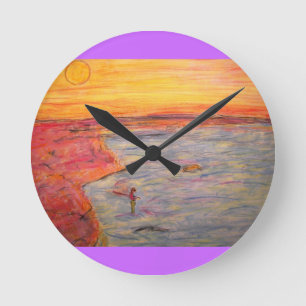 vastbinden ronde klok