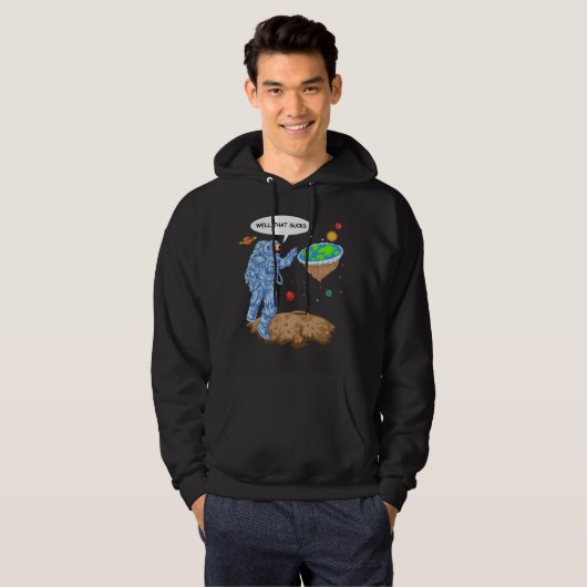 Vaste aarde voor astronauten hoodie (Voorkant volledig)