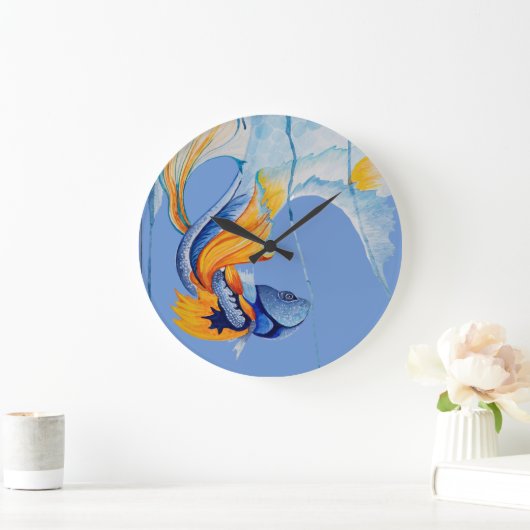 Vaste acrylwandklok grote klok (Huis)