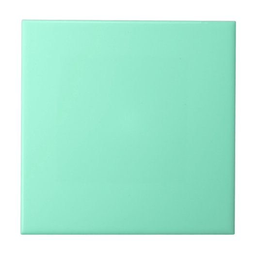 Vaste Aquamarine-Tegel Tegeltje (Voorkant)